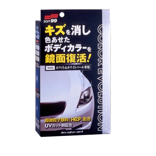 полироль для кузова цветовосстанавливающий soft99 color evolution white pearl для белых и перламутро