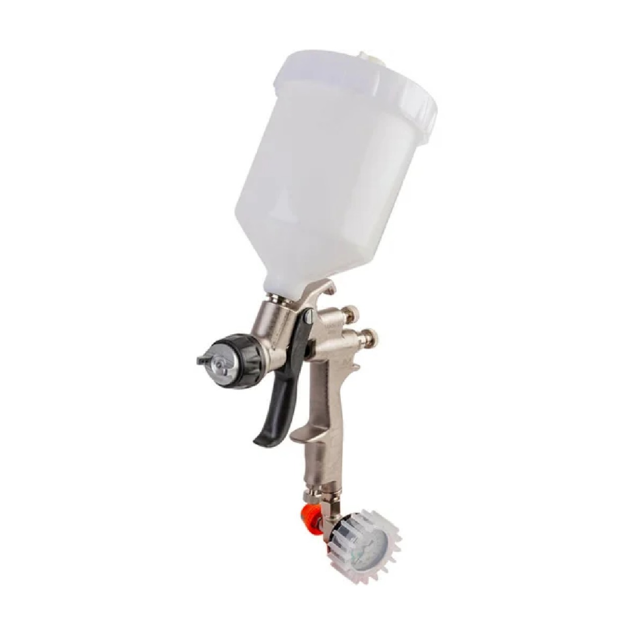 краскопульт slim xlight s hte d=1,3 с верхним пластиковым бачком 0,68 л walcom