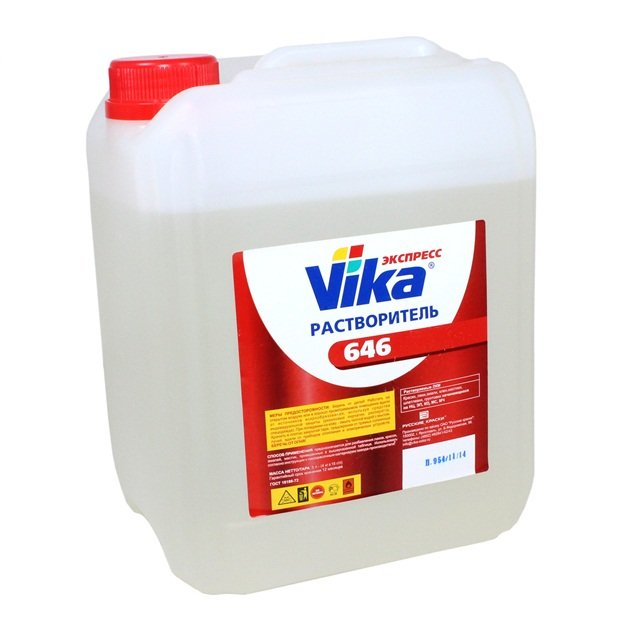 растворитель 646 экспресс 5,0 л vika