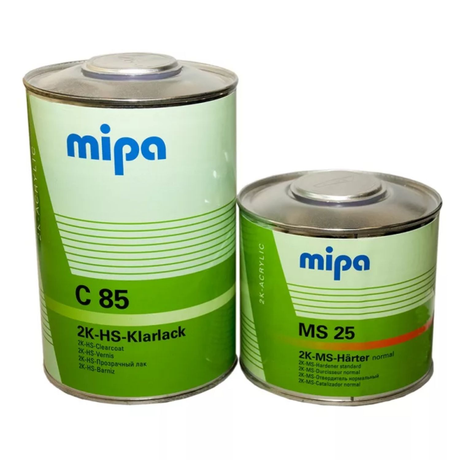 лак акриловый с85 hs (1л+0,5отверд) mipa