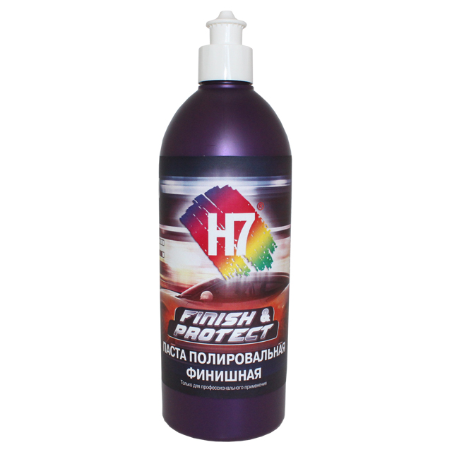 паста полировальная одношаговая мелкоабразивная finish & protect (0,5л) h7