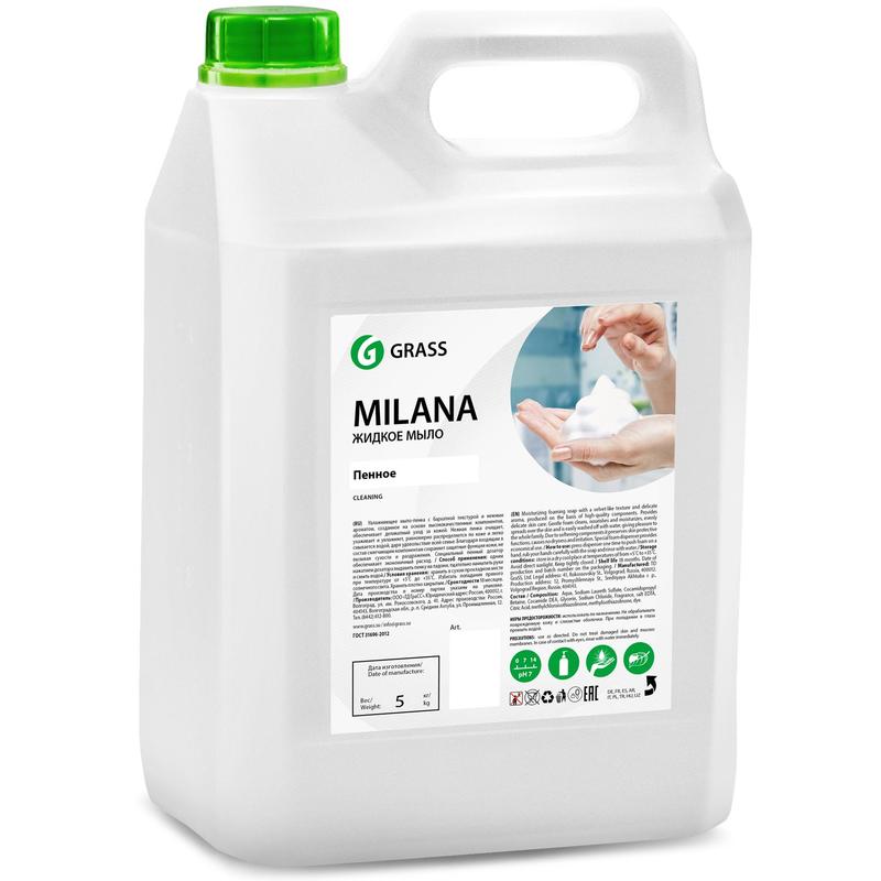 Жидкое мыло "Milana мыло-пенка" 5кг GraSS
