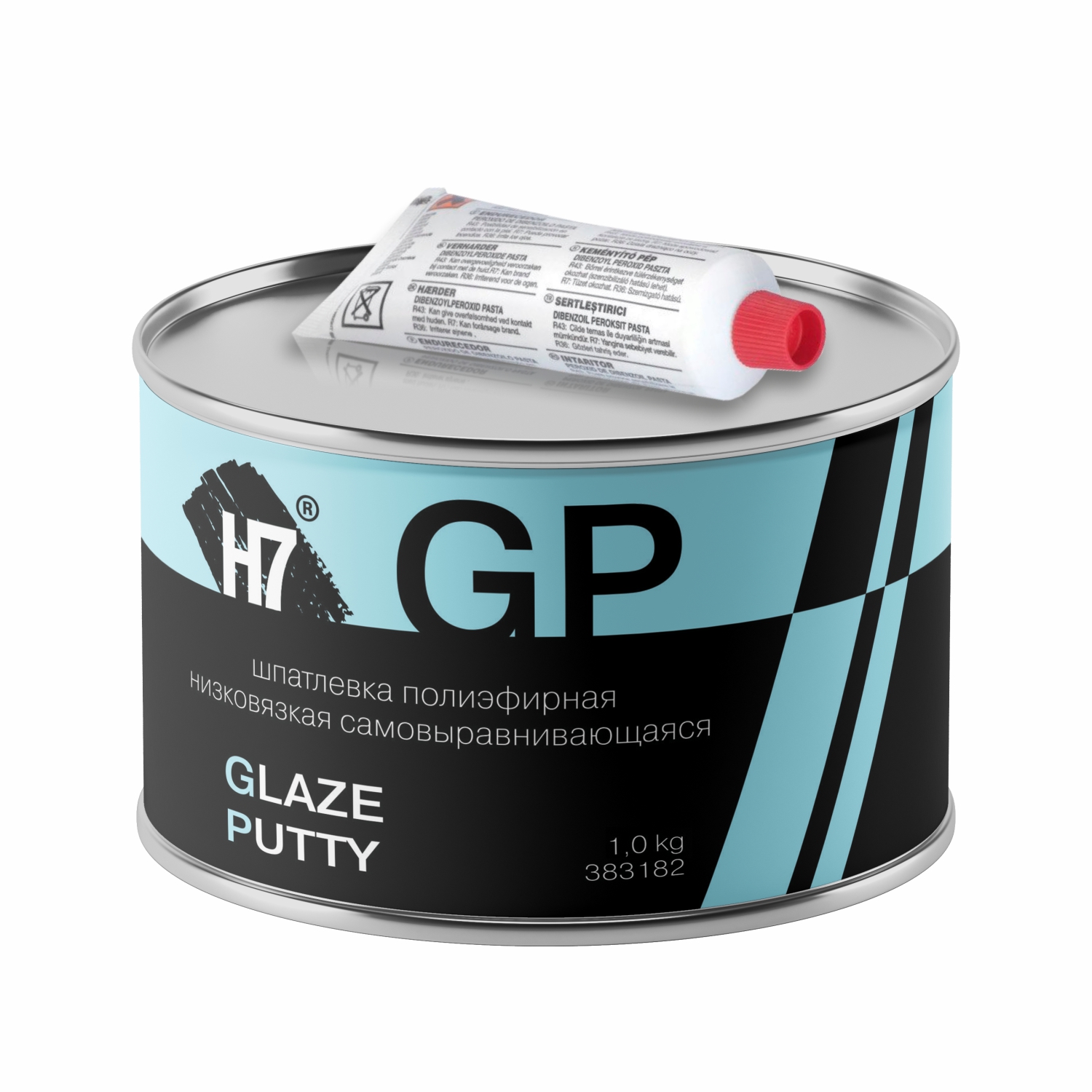 шпатлевка полиэфирная низковязкая самовыравнивающаяся glaze putty 1л н7