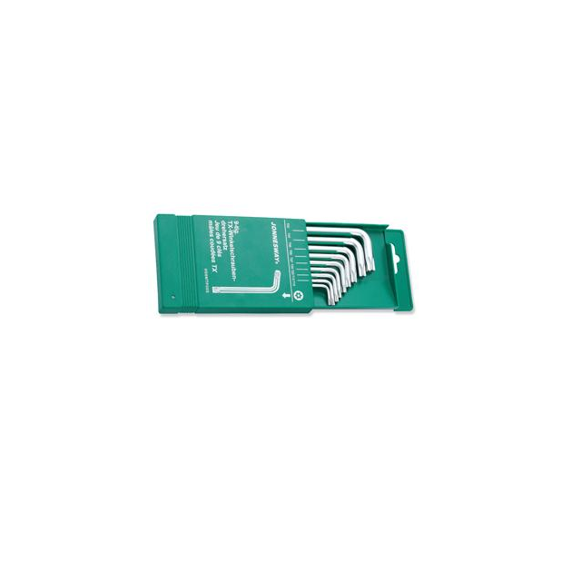 комплект угловых ключей "torx" с центрированным штифтом т10-т50, 9 пр-в s2 материал jonnesway