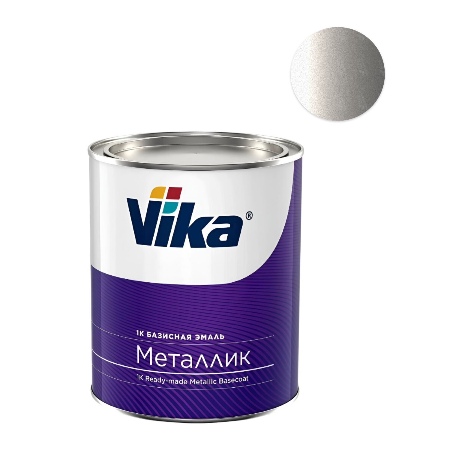 Сильвер автоэмаль металлик 0,75кг Vika