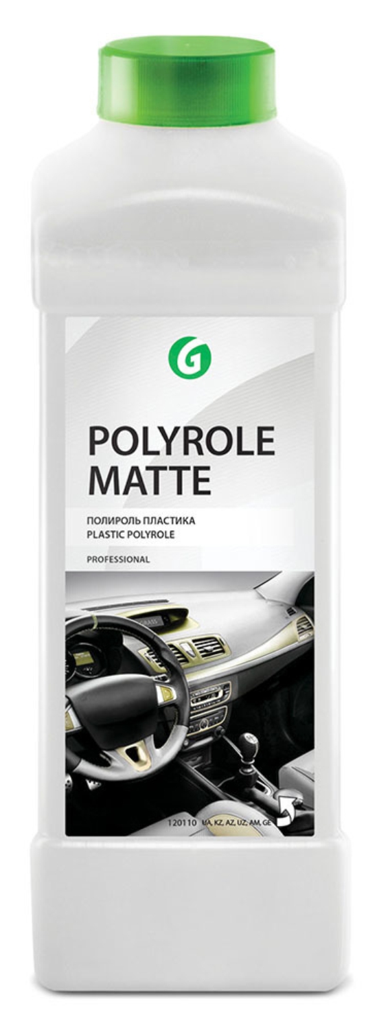 Полироль-очиститель пластика &laquo;Polyrol Matte&raquo; матовый блеск 1л GraSS