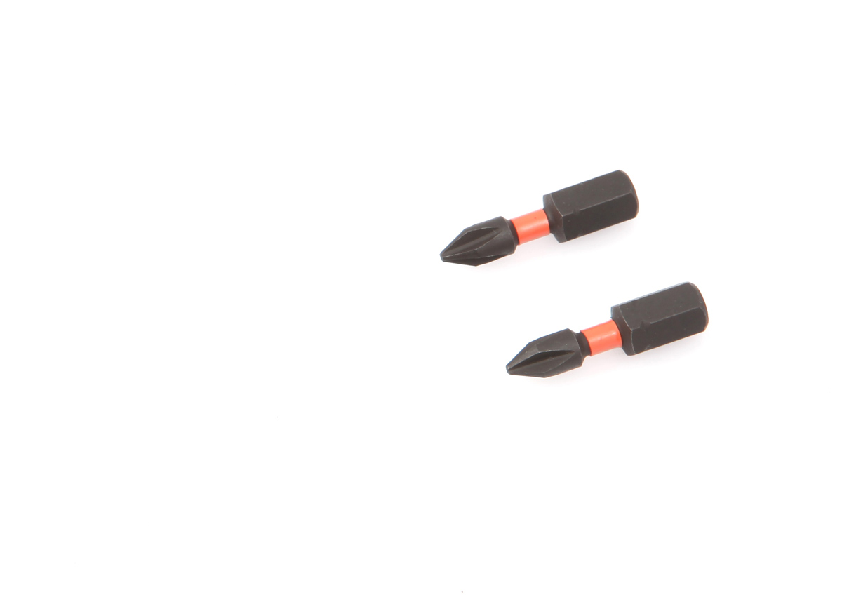 бита ударная 1/4'', ph1 × 25 мм, 2шт дело техники