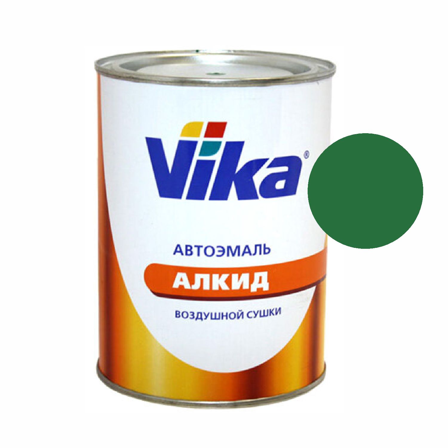 6001 ral зеленый изумруд автоэмаль алкидная 1к vika-60 0,8кг vika