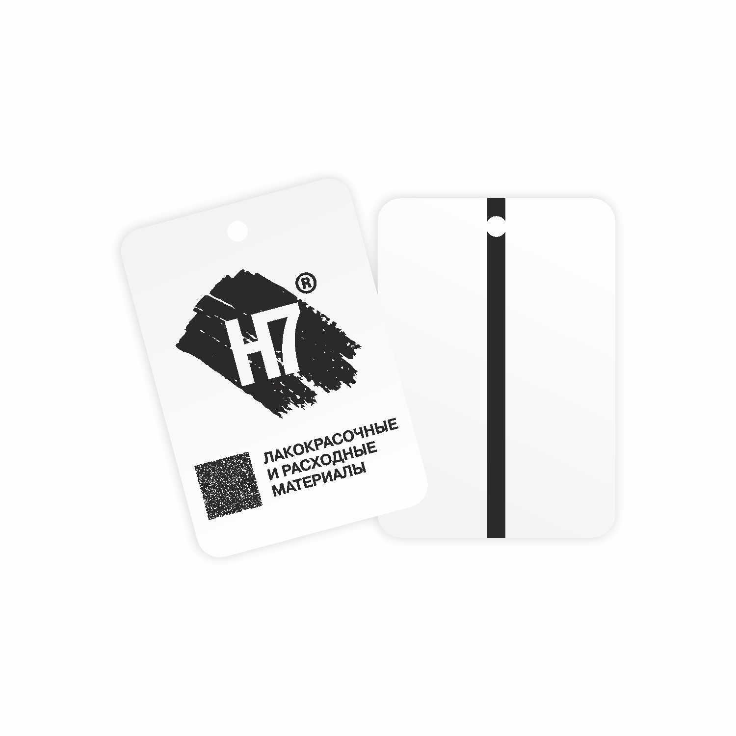 тест-пластины металл. 50*70 белые с логотипом h7