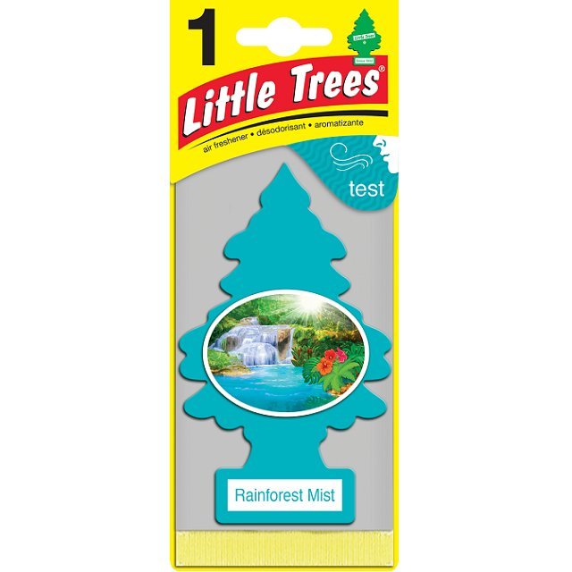 елочка "тропический туман" (rainforest mist) car freshener