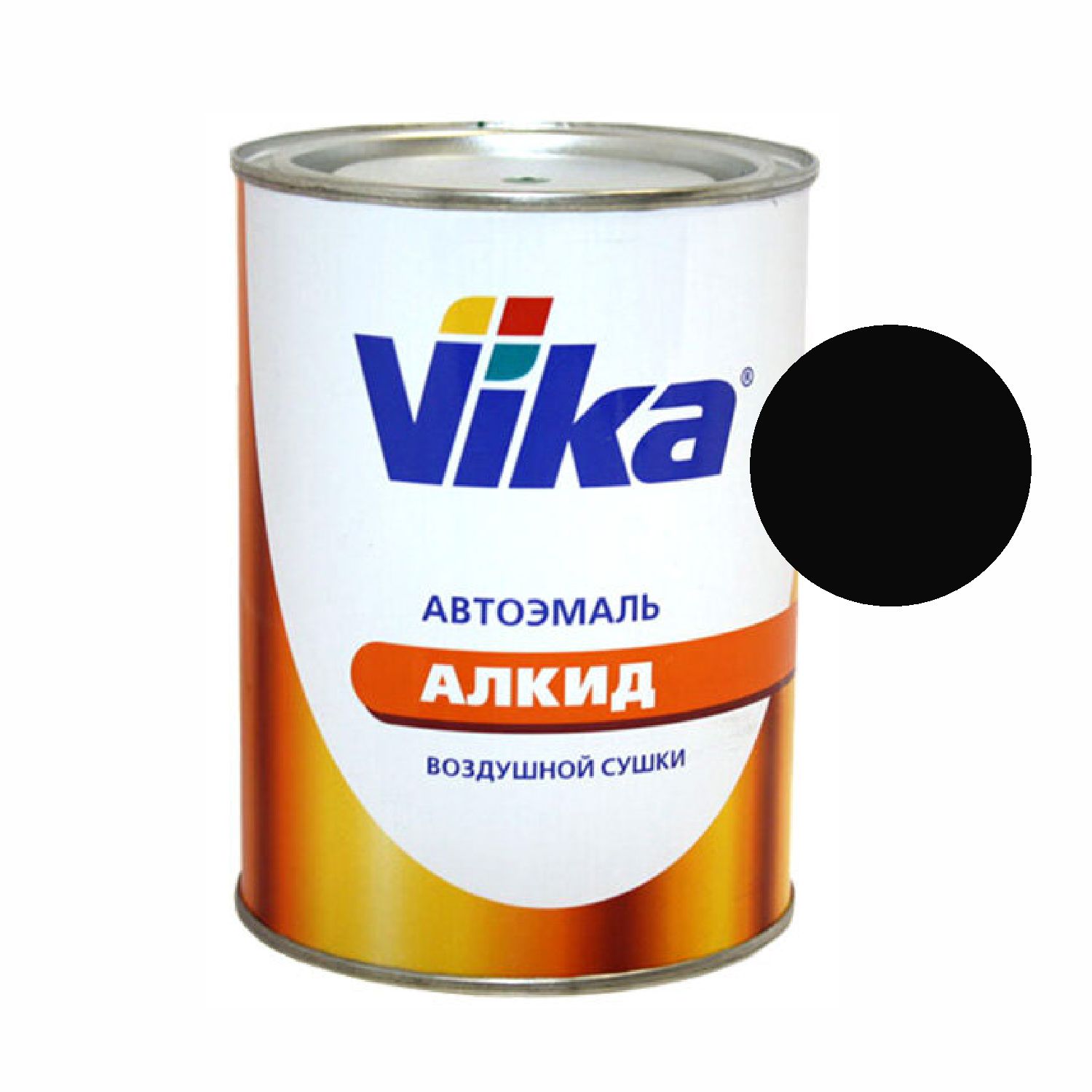 9005 ral чёрная автоэмаль алкидная 1к vika-60 0,8кг vika