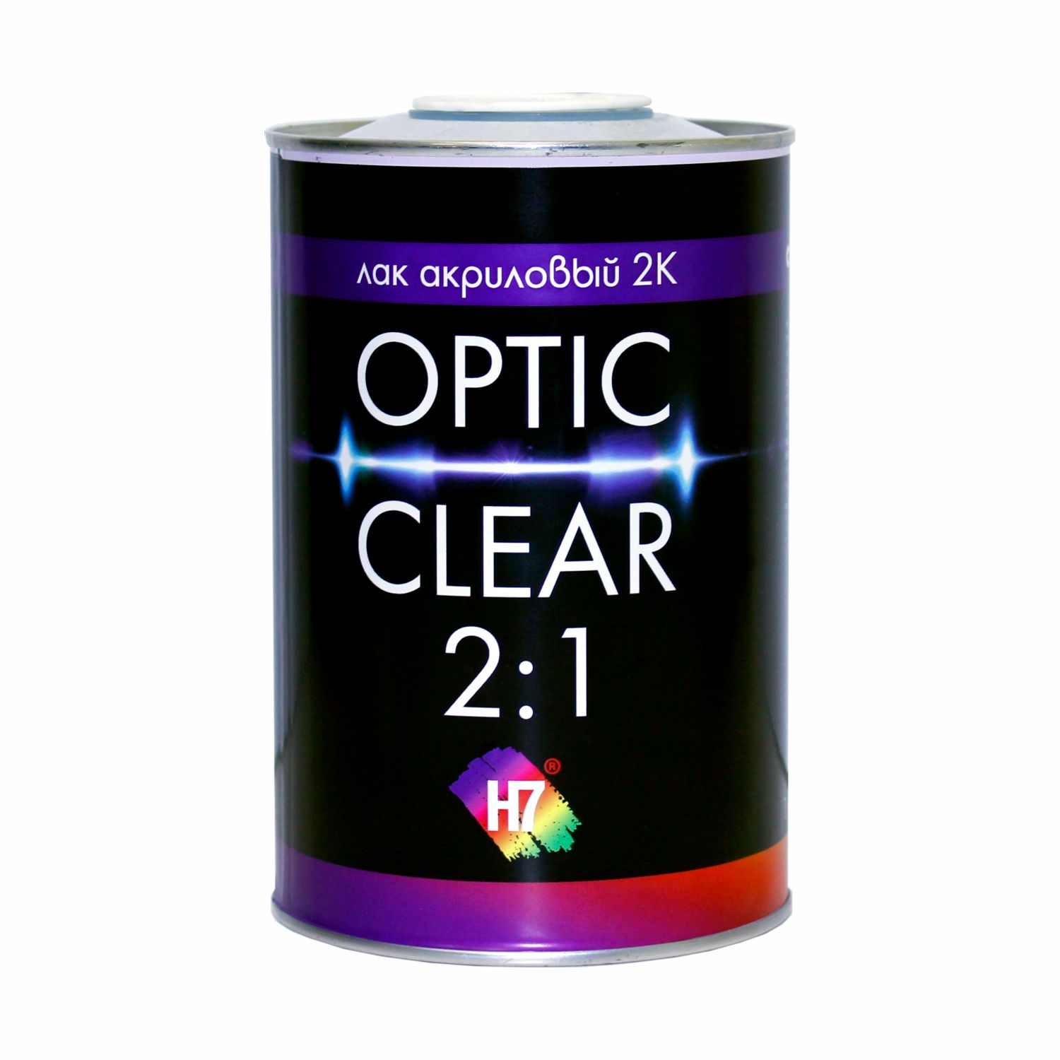 лак акриловый 2k 2:1 optic clear 1 л h7