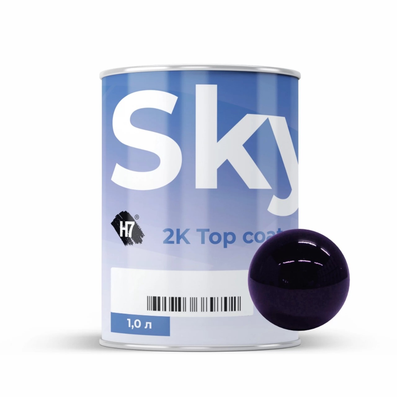 7551 Phthalocyanine blue 2К 2:1 акриловый компонент подбора автоэмалей 1л SkyMix H7