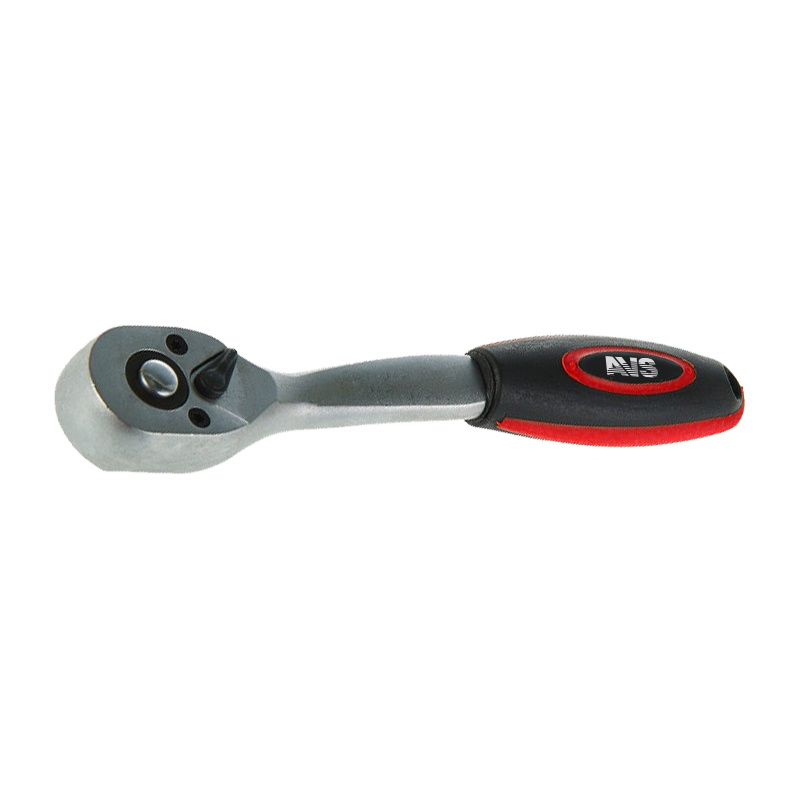 рукоятка трещоточная 1/2"dr 72 зубца (пластиковая ручка) rh11272 avs