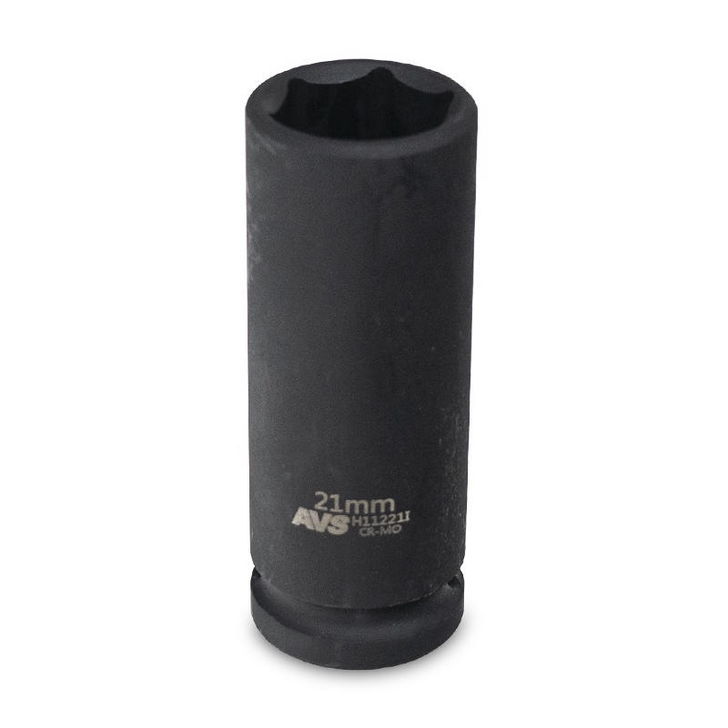 головка торцевая ударная глубокая 6-гранная 1/2''dr (21 мм) h11221i avs