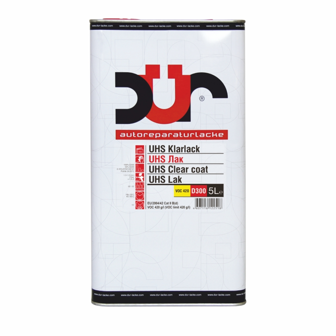 лак uhs 2+1 5л dur