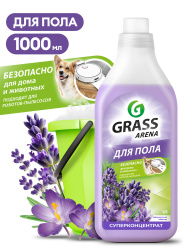 Средство для пола с полирующим эффектом "ARENA" лаванда 1л GraSS