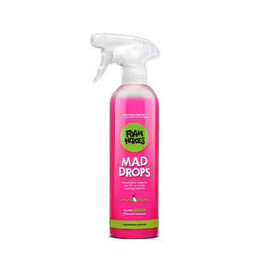 покрытие гидрофобное быстрое для лкп mad drops raspberry 500мл foam heroes