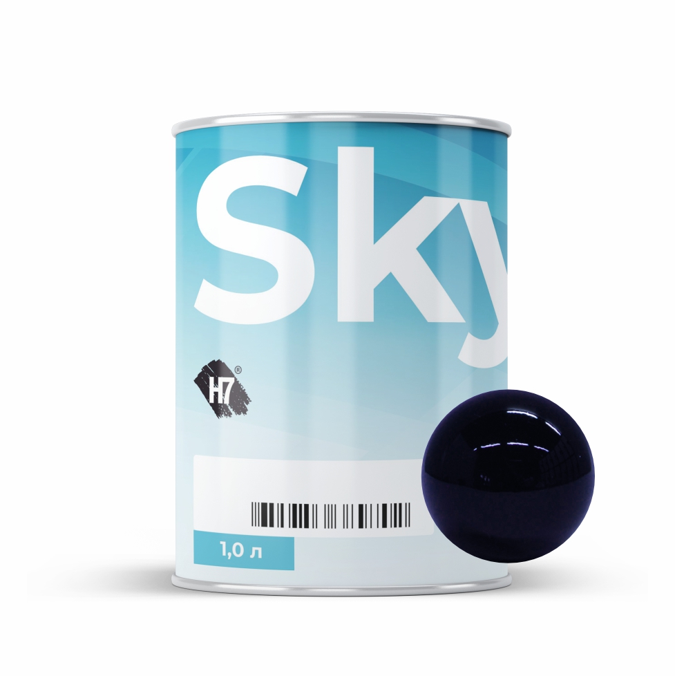 7054 peacock blue компонент для подбора автоэмалей базовый 1л skymix h7