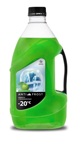 Жидкость стеклоомывающая &laquo;Antifrost -20&raquo; зеленое яблоко 4л GraSS