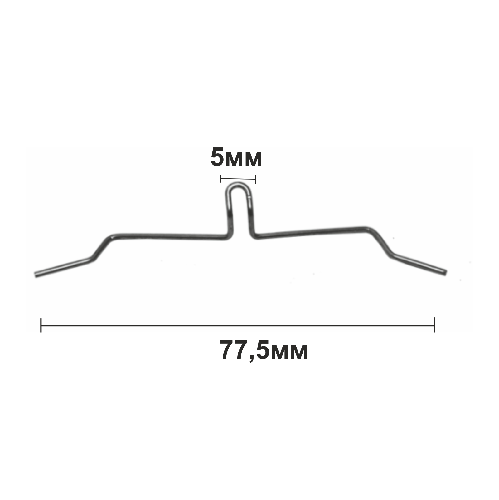 32162 (h2162) клипса для крепления металлическая