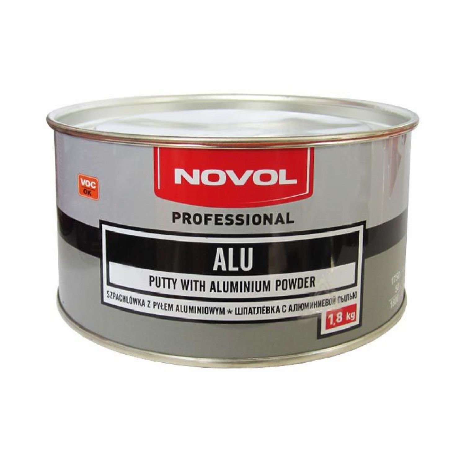 шпатлевка полиэфирная alu novol(1,8кг)