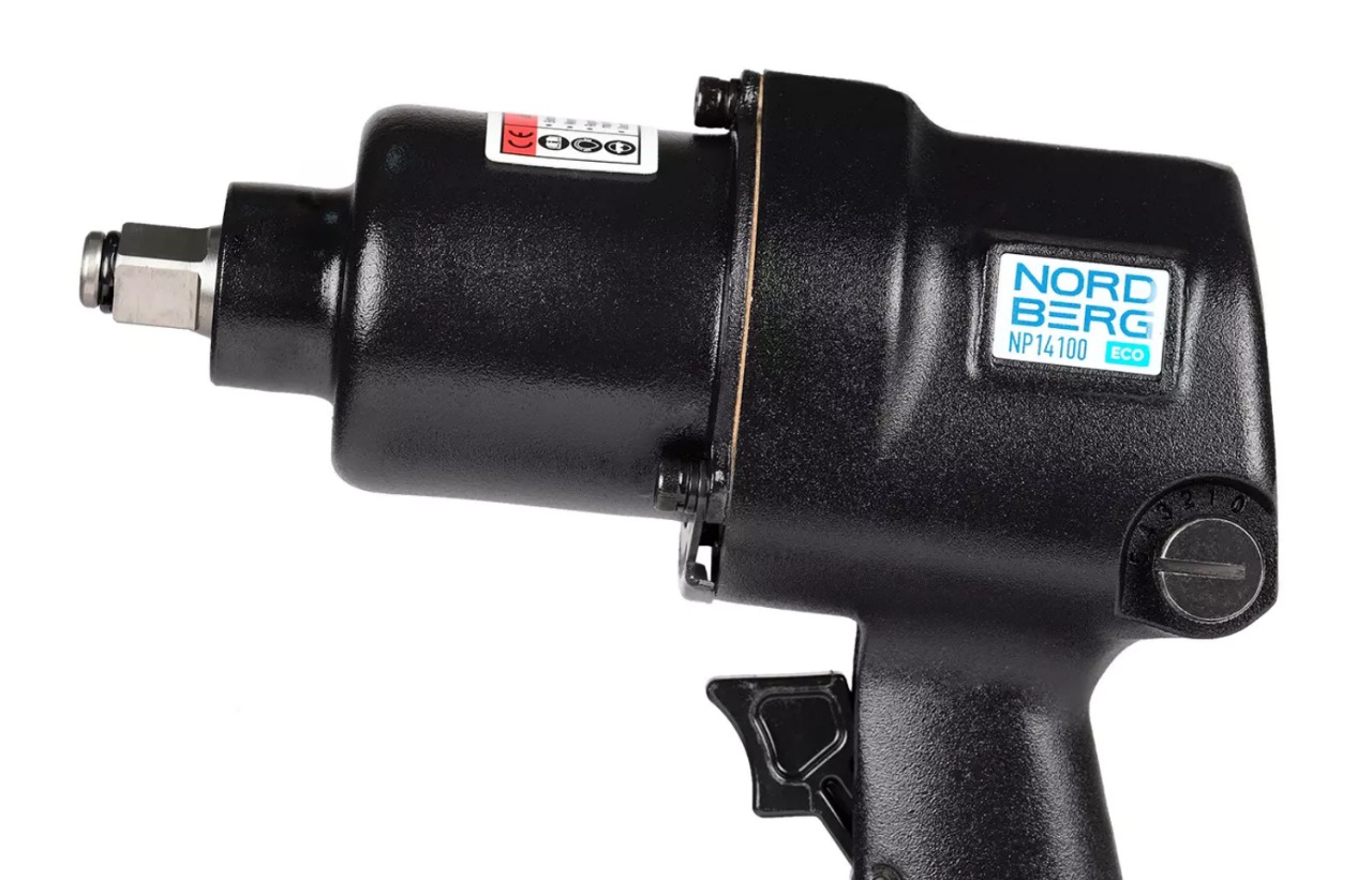 гайковерт пневматический ударный 1/2", 1000нм nordberg