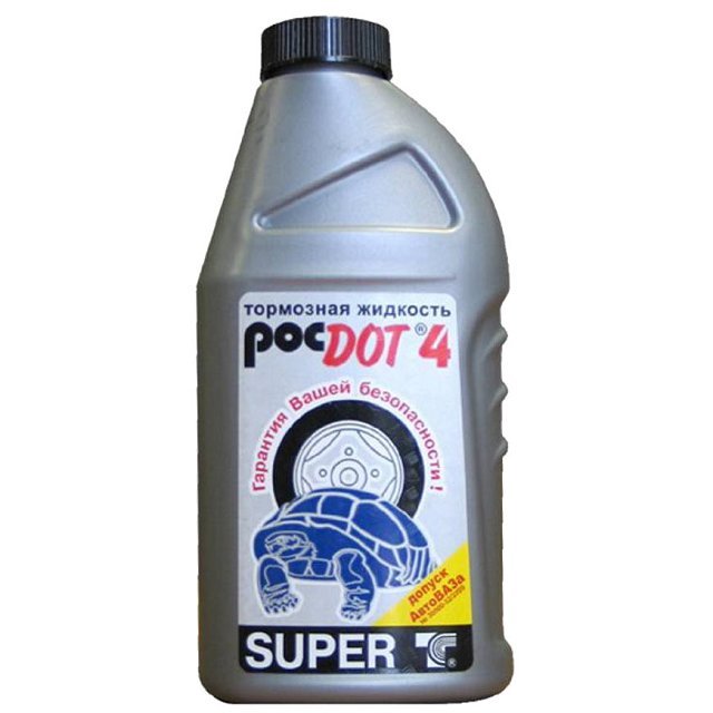 тормозная жидкость dot 4 0,91кг rosdot