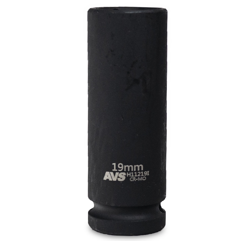 головка торцевая ударная глубокая 6-гранная 1/2''dr (19 мм) h11219i avs