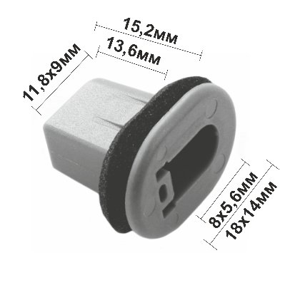 11388 (C1388) клипса автомобильная NISSAN (0128101051)