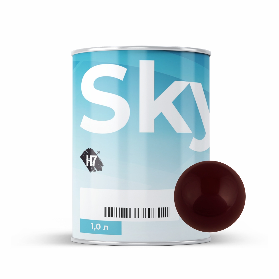 7018 transparent brown компонент для подбора автоэмалей базовый 1л skymix h7