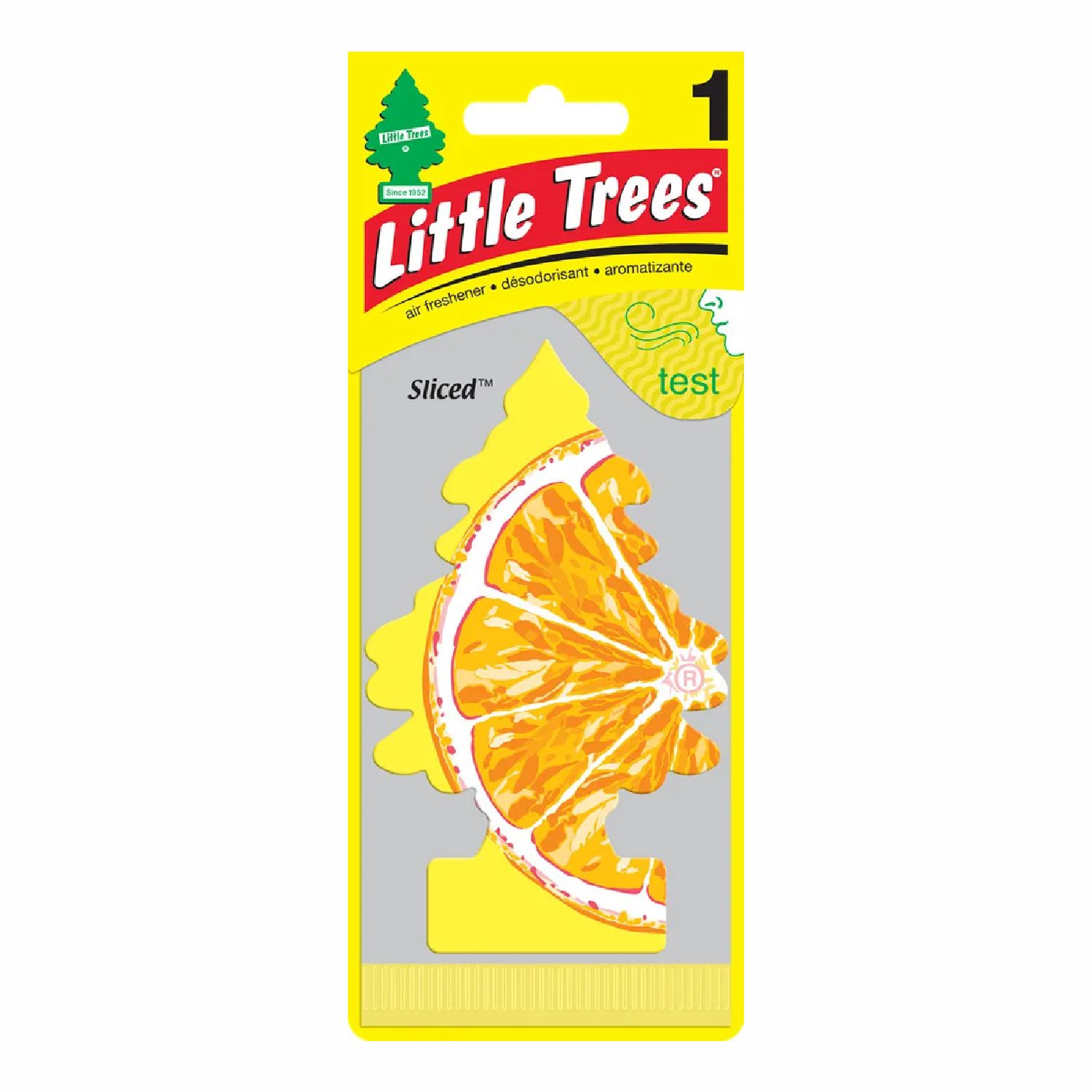 елочка "сочный цитрус" (sliced) car freshener
