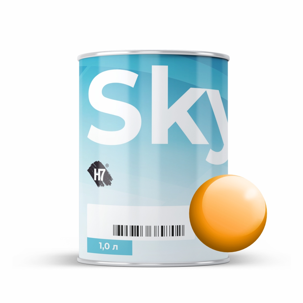 7033 yellow oxide компонент для подбора автоэмалей базовый 1л skymix h7
