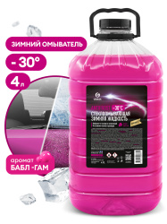 жидкость стеклоомывающая "antifrost" до –30 °с 4л grass