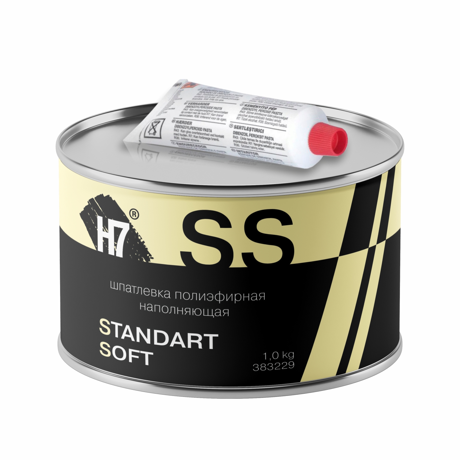 шпатлевка полиэфирная наполняющая standard soft 1кг н7
