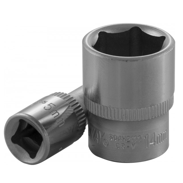 головка торцевая 1/4"dr 7 мм jonnesway