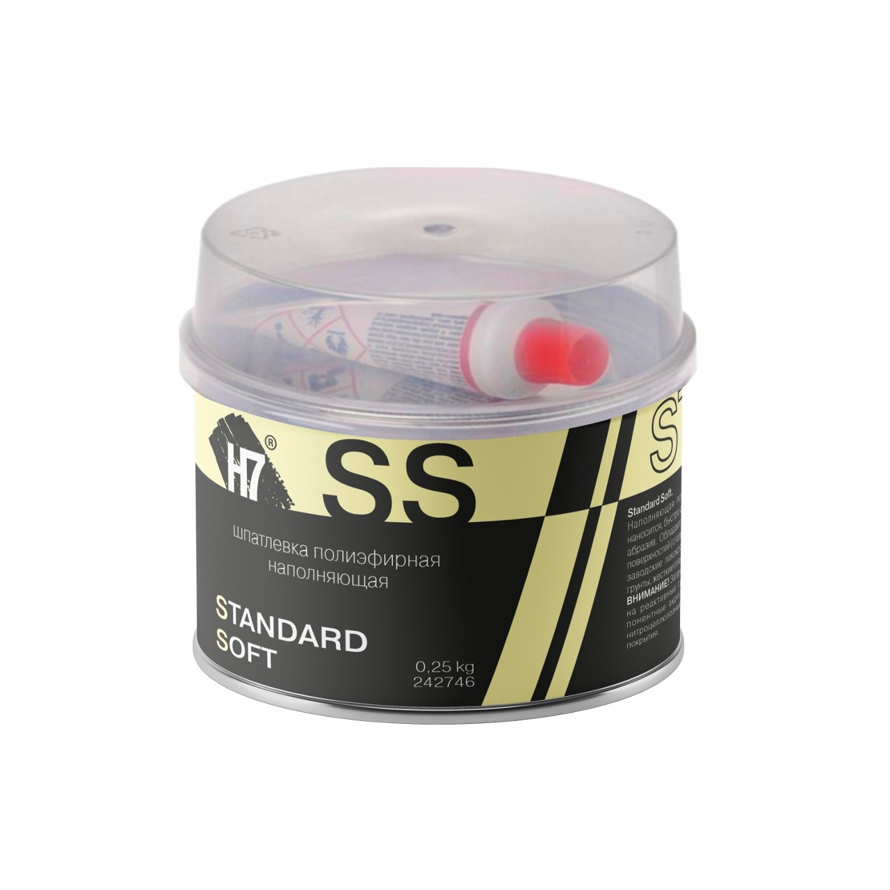 шпатлевка полиэфирная наполняющая standard soft 0,25кг н7