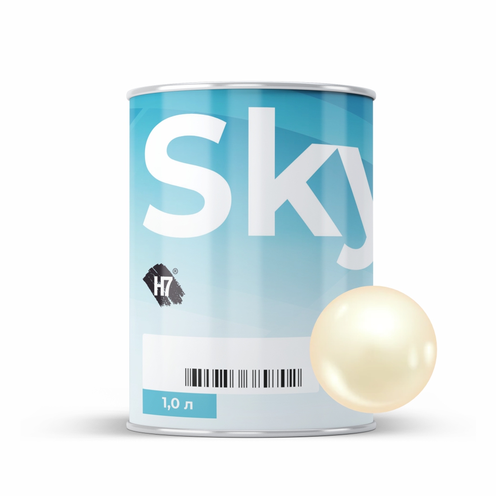 7223 pure yellow pearl компонент для подбора автоэмалей базовый 1л skymix h7