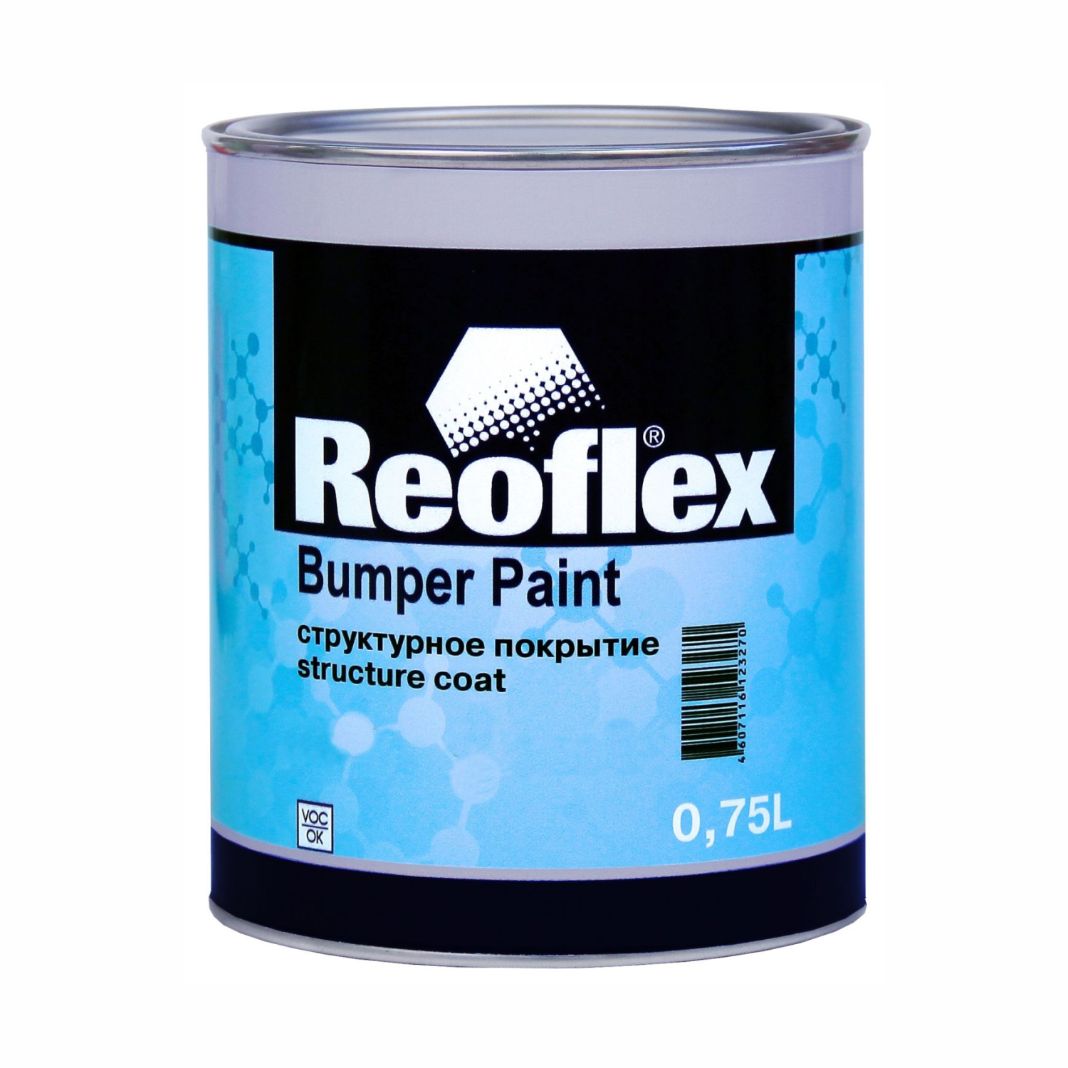 эмаль для бамперов (0,75 л) черный reoflex