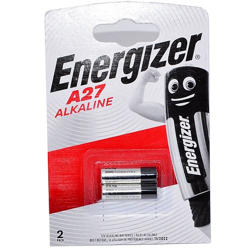 батарейка а27 fsb 2шт алкалиновая energizer