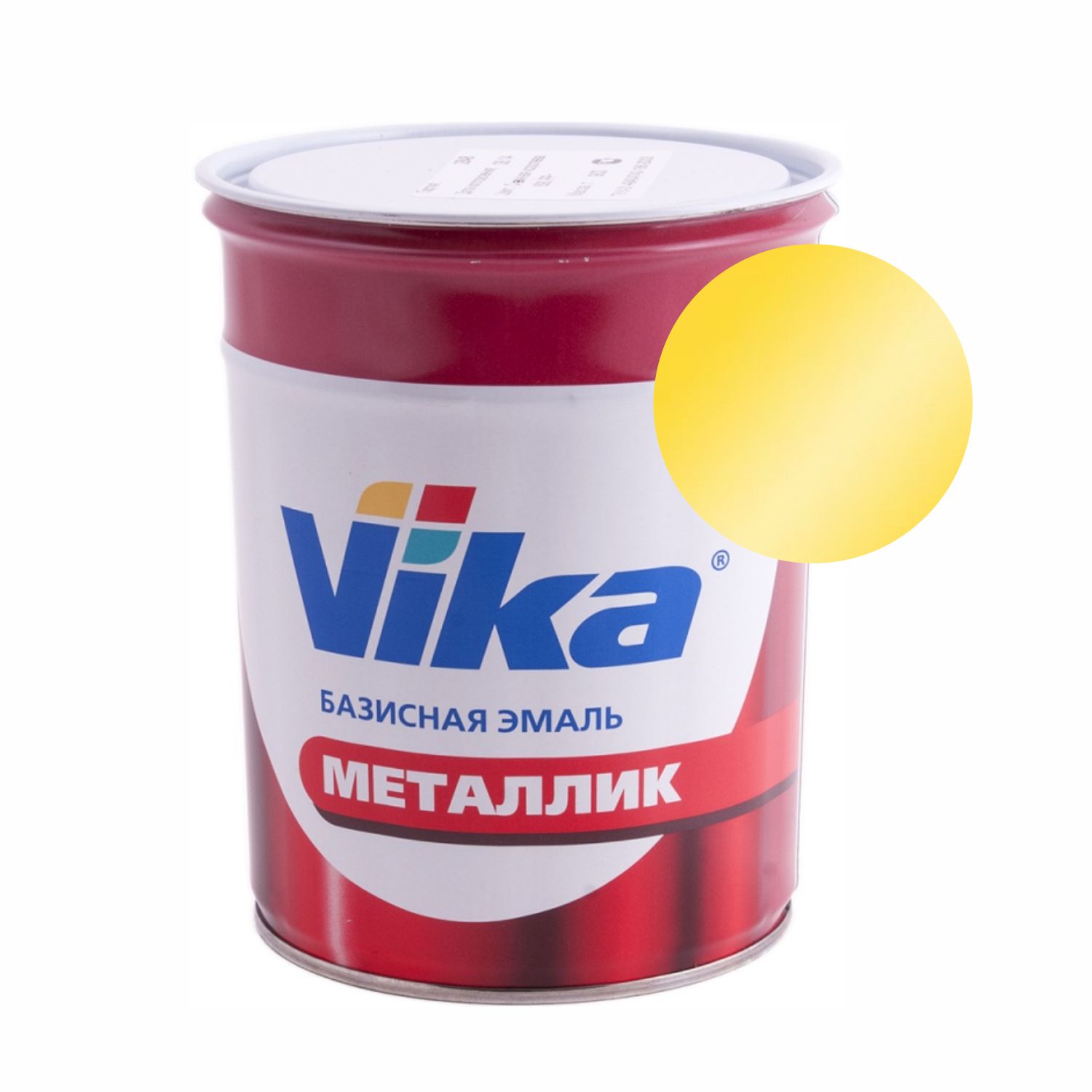 8043 светло-желтая база автоэмаль металлик пл-1348 (0,9кг)