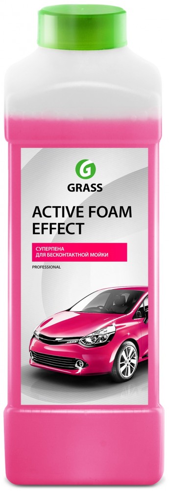 активная пена «active foam effect» эффект снежных хлопьев кан. 1л grass