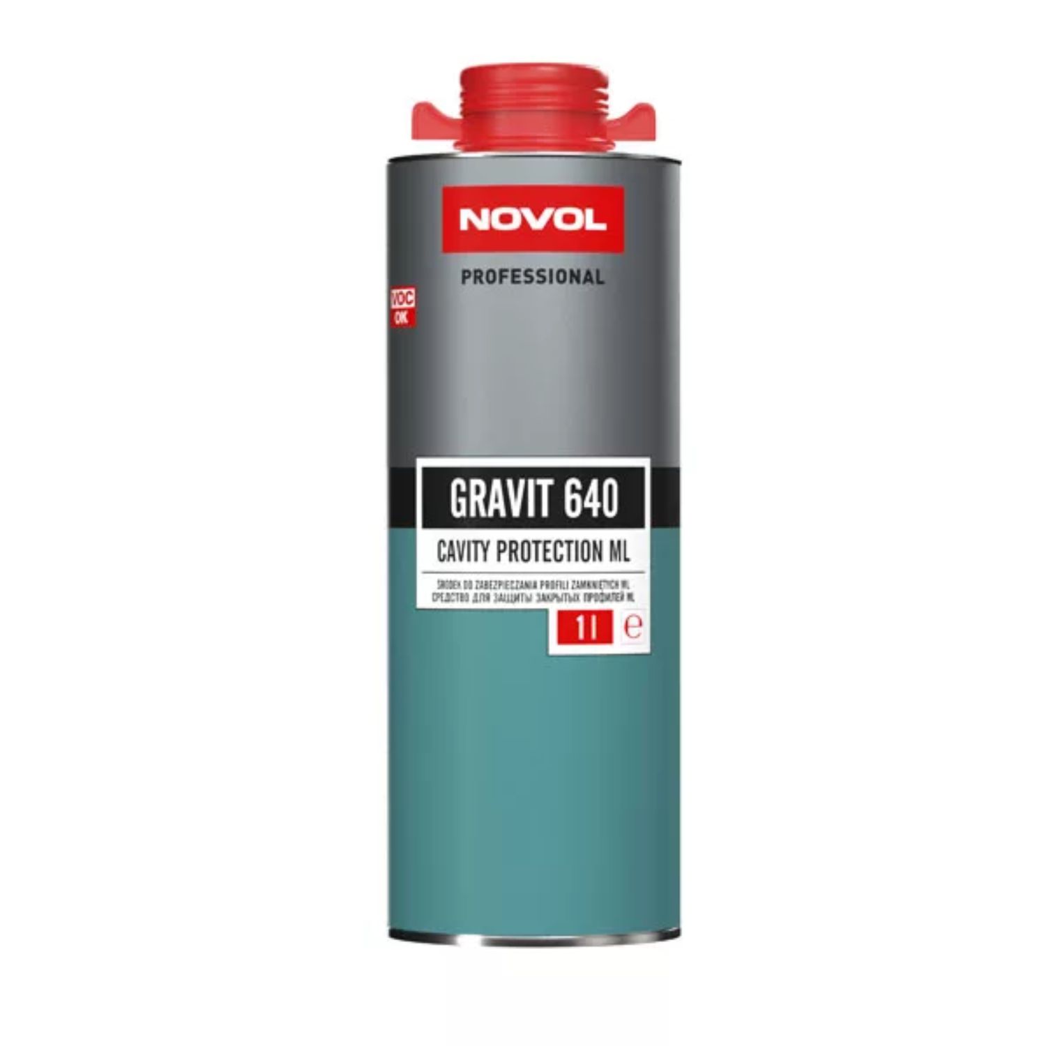 640 мовиль для защиты закрытых профилей ml gravit 640 novol(1.0л)