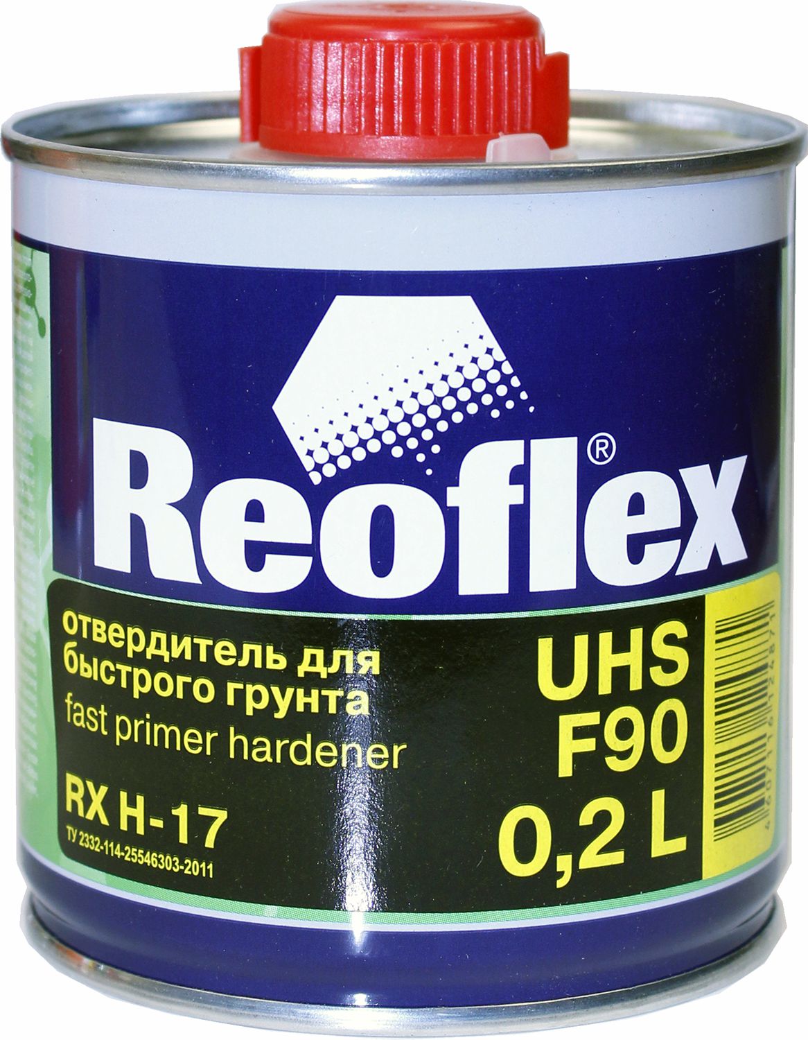 отвердитель для быстрого грунта uhs f90 2к 4+1 0,2л reoflex