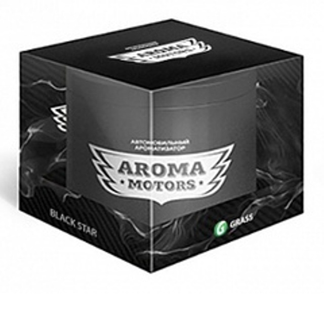 ароматизатор гелевый «aroma motors» black star grass