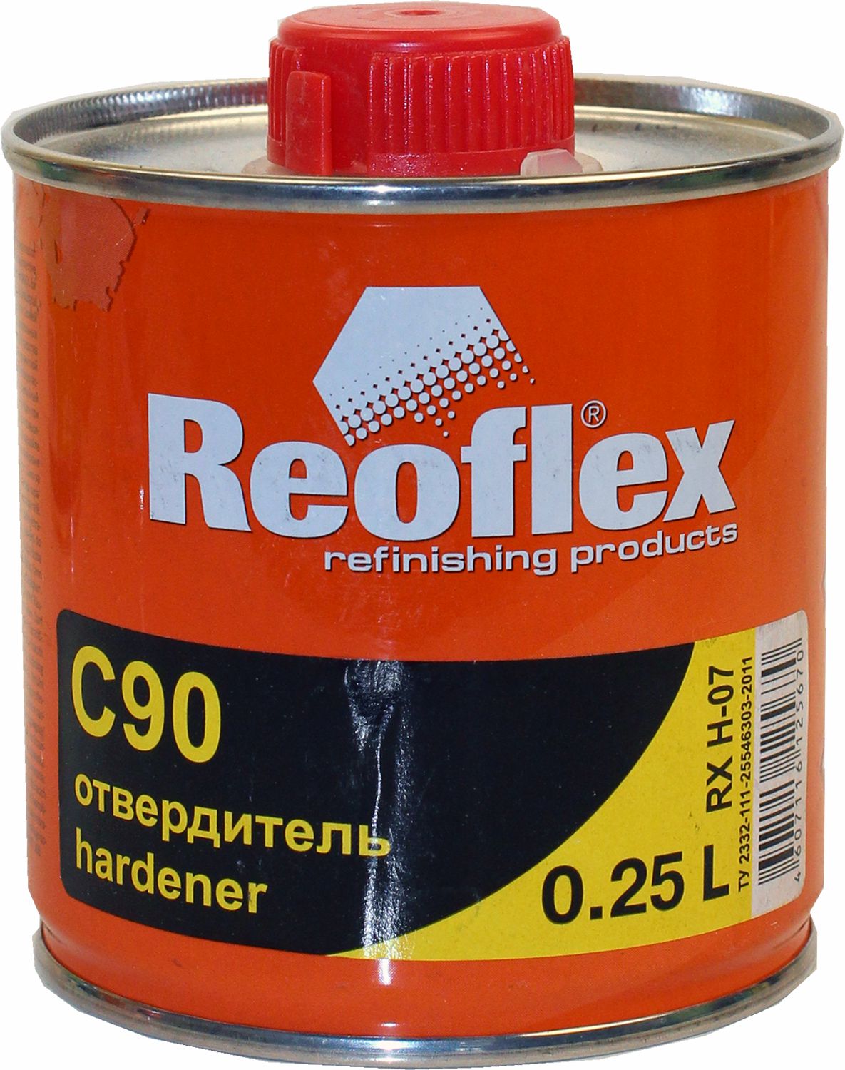 отвердитель для супербыстрого лака c90 2+1 0,25л reoflex