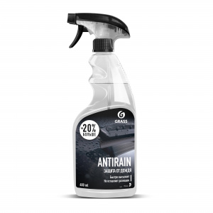 средство для стекол и зеркал "antirain" (флакон 600 мл) grass											