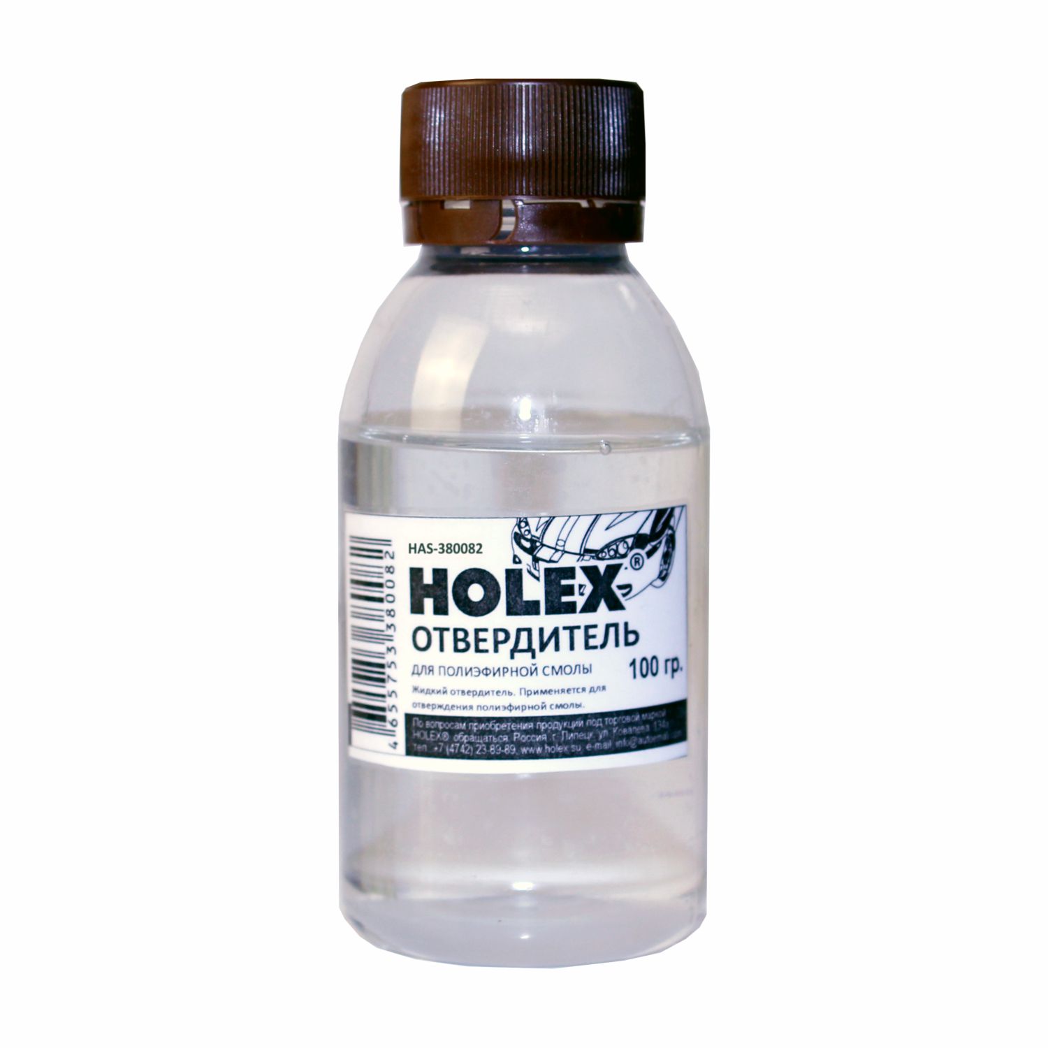 отвердитель для полиэфирной смолы 100 грамм holex