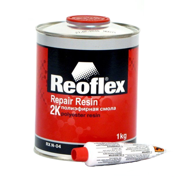 2к cмола полиэфирная 1кг+отвердитель 0,025кг reoflex