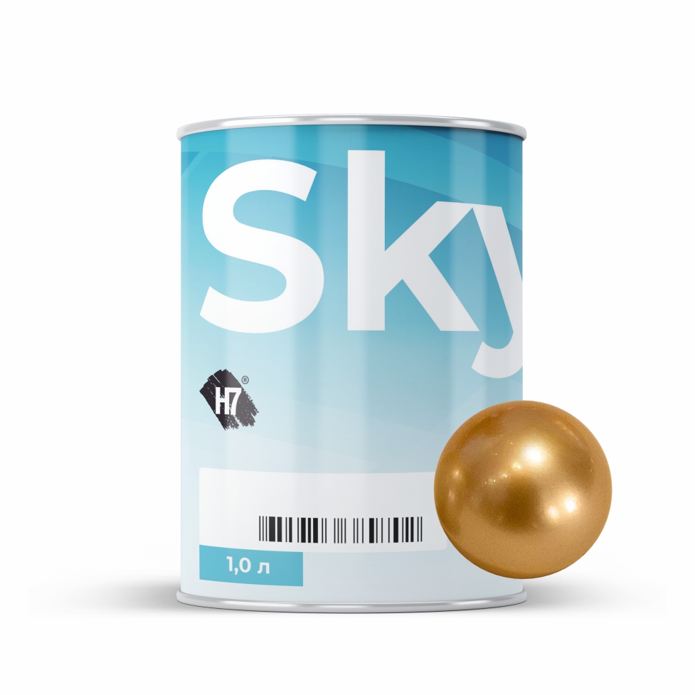 7221 yellow pearl (course) компонент для подбора автоэмалей базовый 1л skymix h7